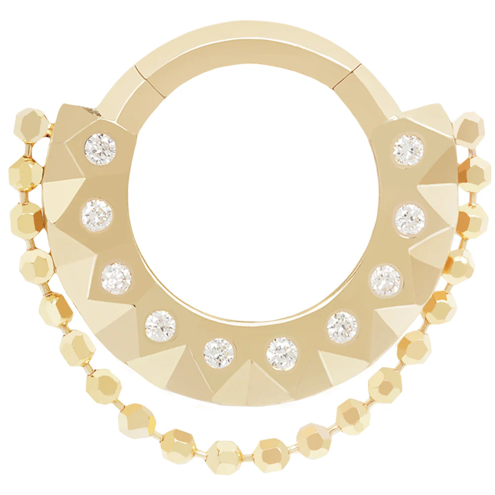 "Radiance" Clicker in Gold with Diamonds - Image 3
