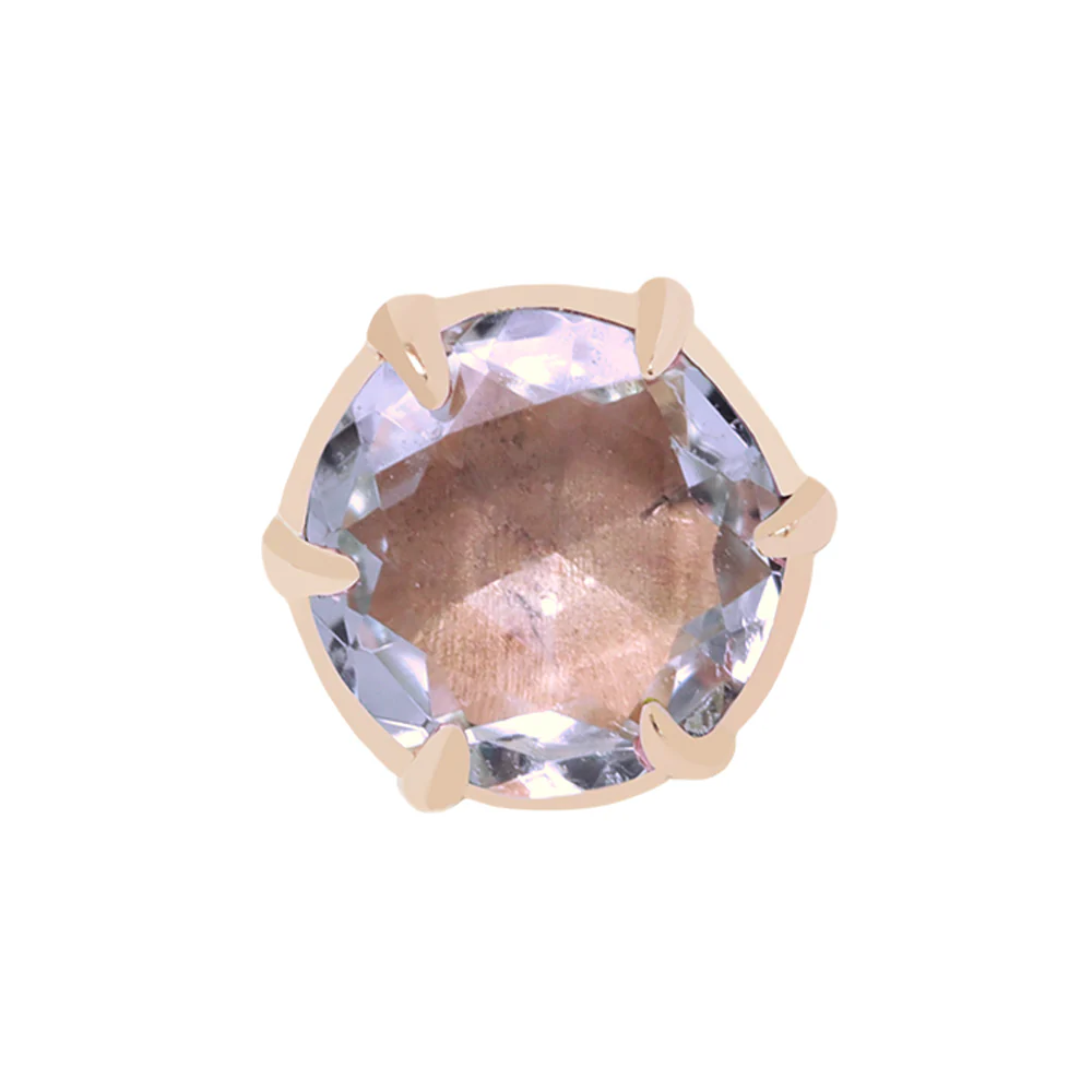 threadless: "Illuminate Small" End in Gold with Genuine Gemstone - Image 10