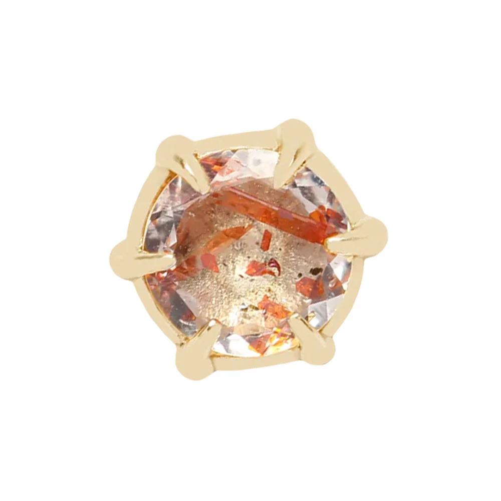 threadless: "Illuminate Small" End in Gold with Genuine Gemstone - Image 11