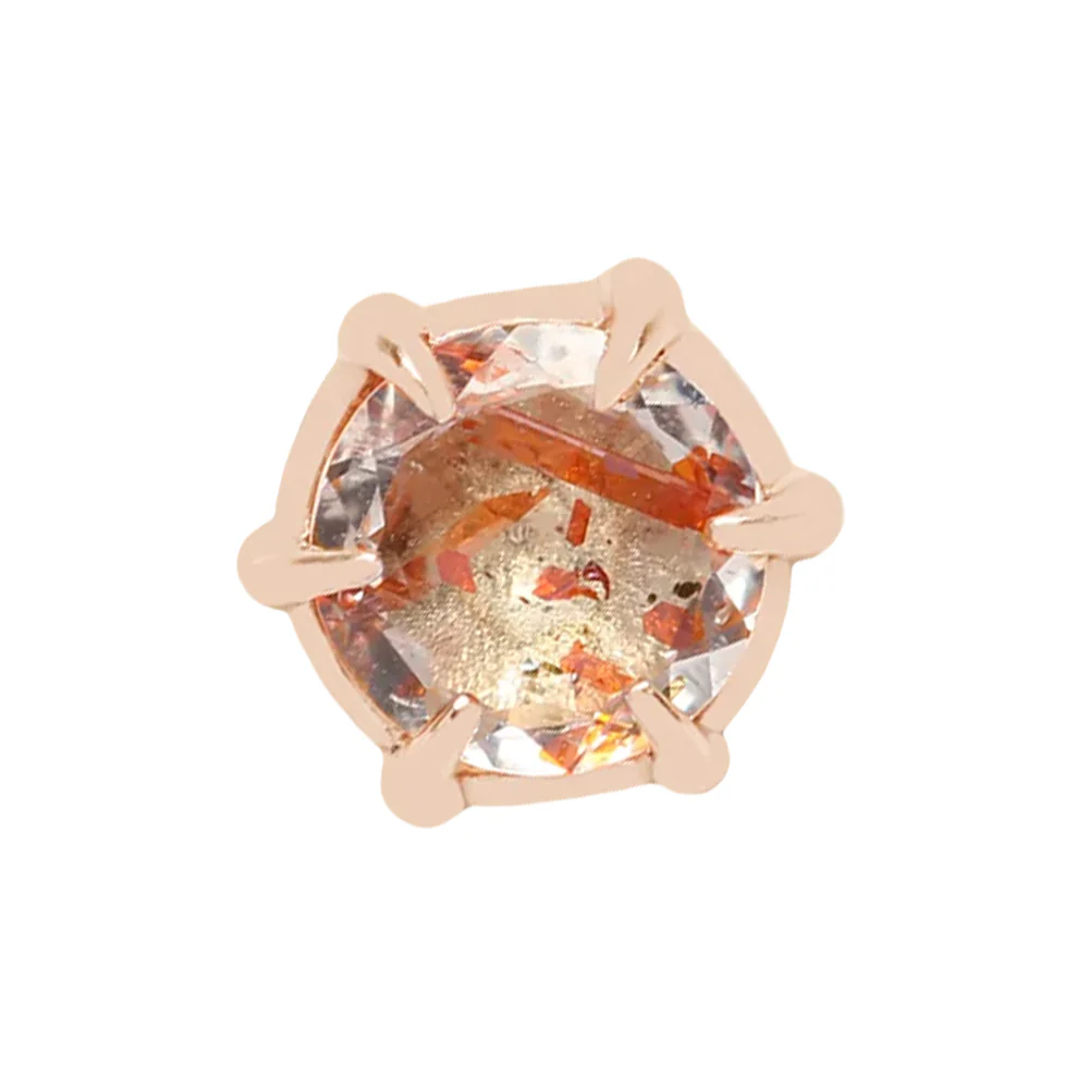 threadless: "Illuminate Small" End in Gold with Genuine Gemstone - Image 12