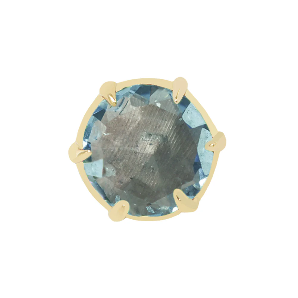 threadless: "Illuminate Small" End in Gold with Genuine Gemstone - Image 13