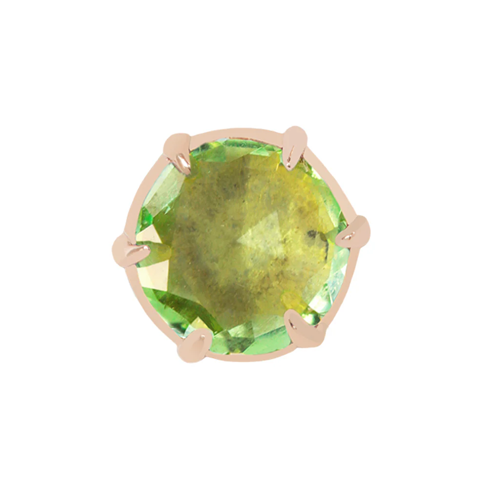 threadless: "Illuminate Small" End in Gold with Genuine Gemstone - Image 16