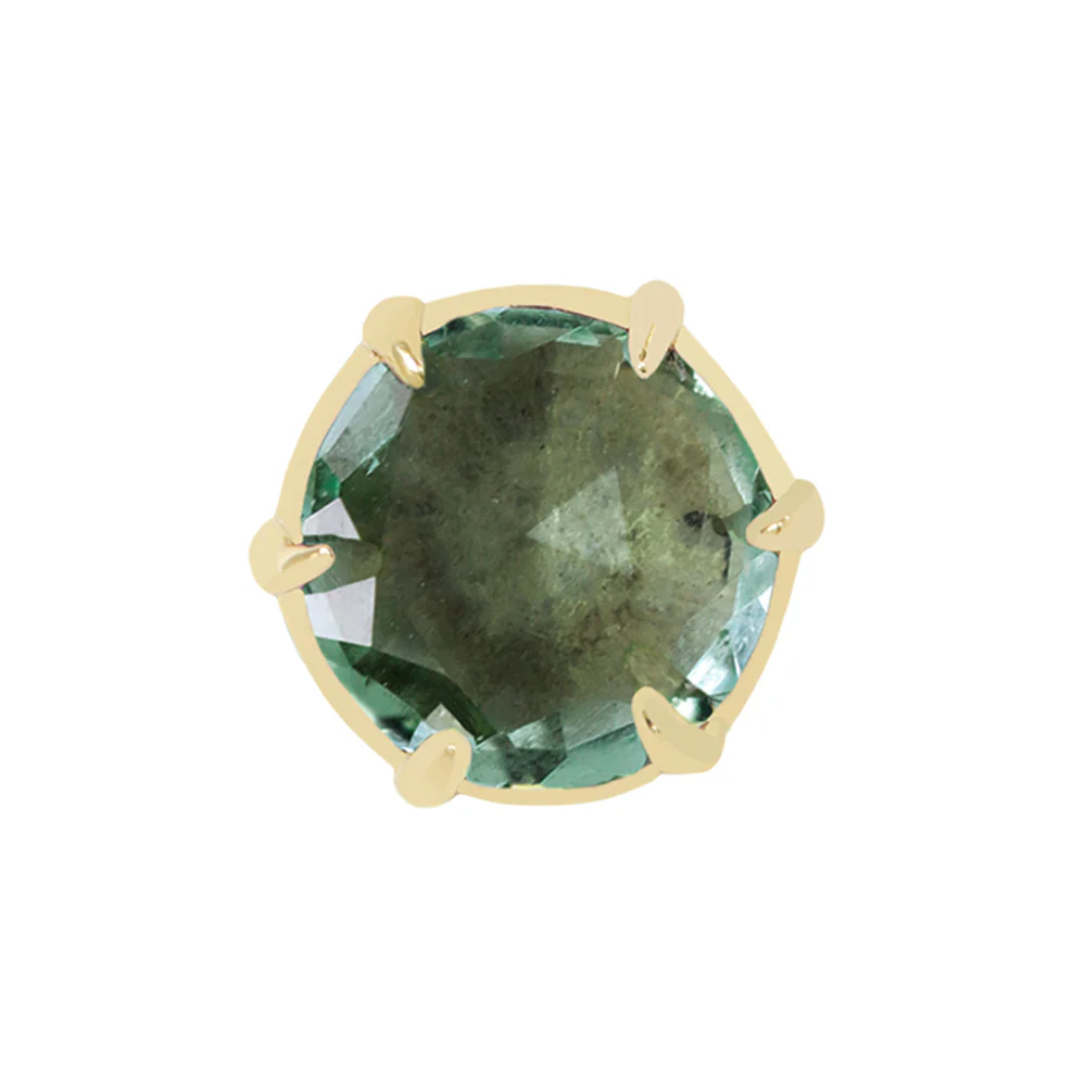 threadless: "Illuminate Small" End in Gold with Genuine Gemstone - Image 3