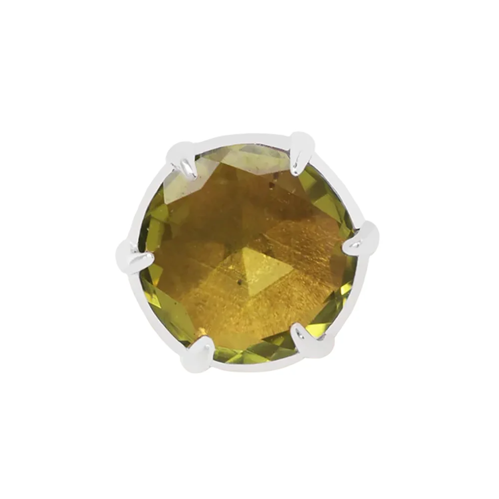 threadless: "Illuminate Small" End in Gold with Genuine Gemstone - Image 30