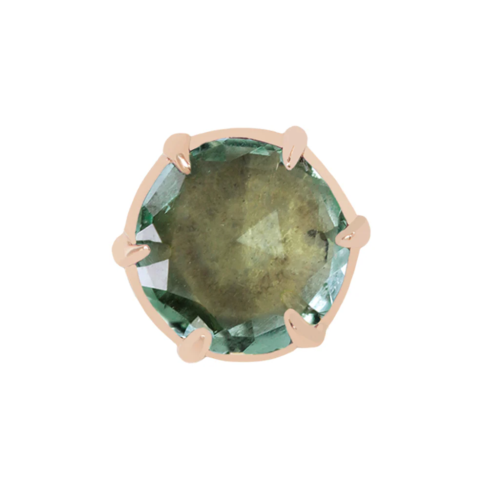 threadless: "Illuminate Small" End in Gold with Genuine Gemstone - Image 4