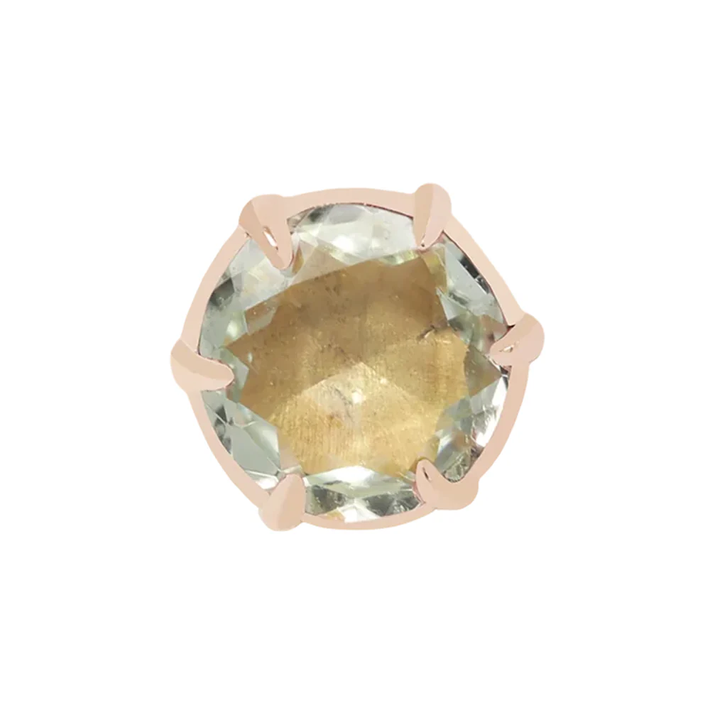 threadless: "Illuminate Small" End in Gold with Genuine Gemstone - Image 43