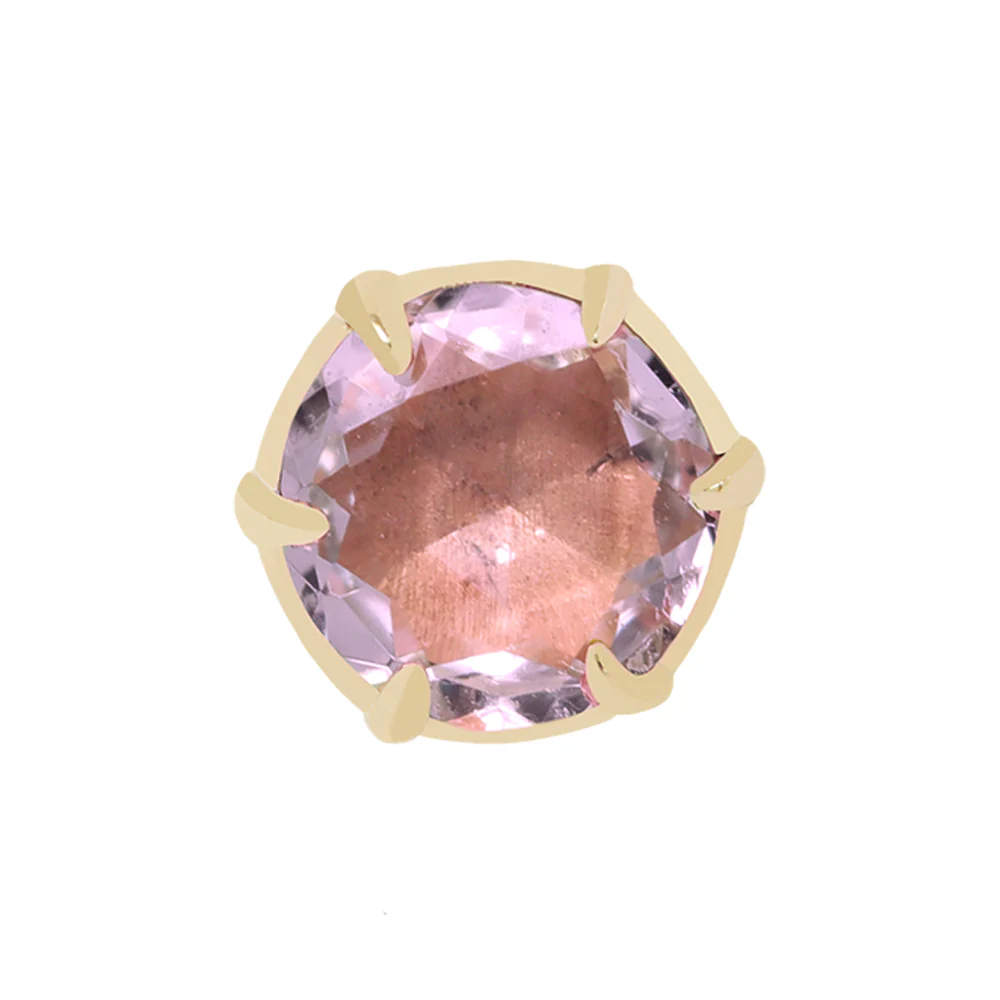 threadless: "Illuminate Small" End in Gold with Genuine Gemstone - Image 45