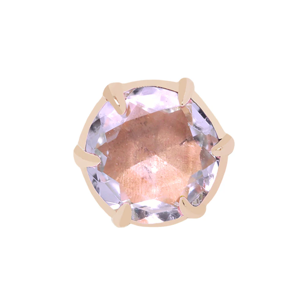 threadless: "Illuminate Small" End in Gold with Genuine Gemstone - Image 7
