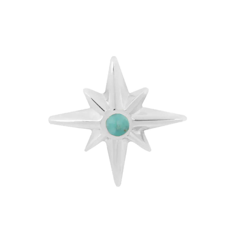 threadless: "Sparklier Motion" End in Gold with Turquoise - Image 5