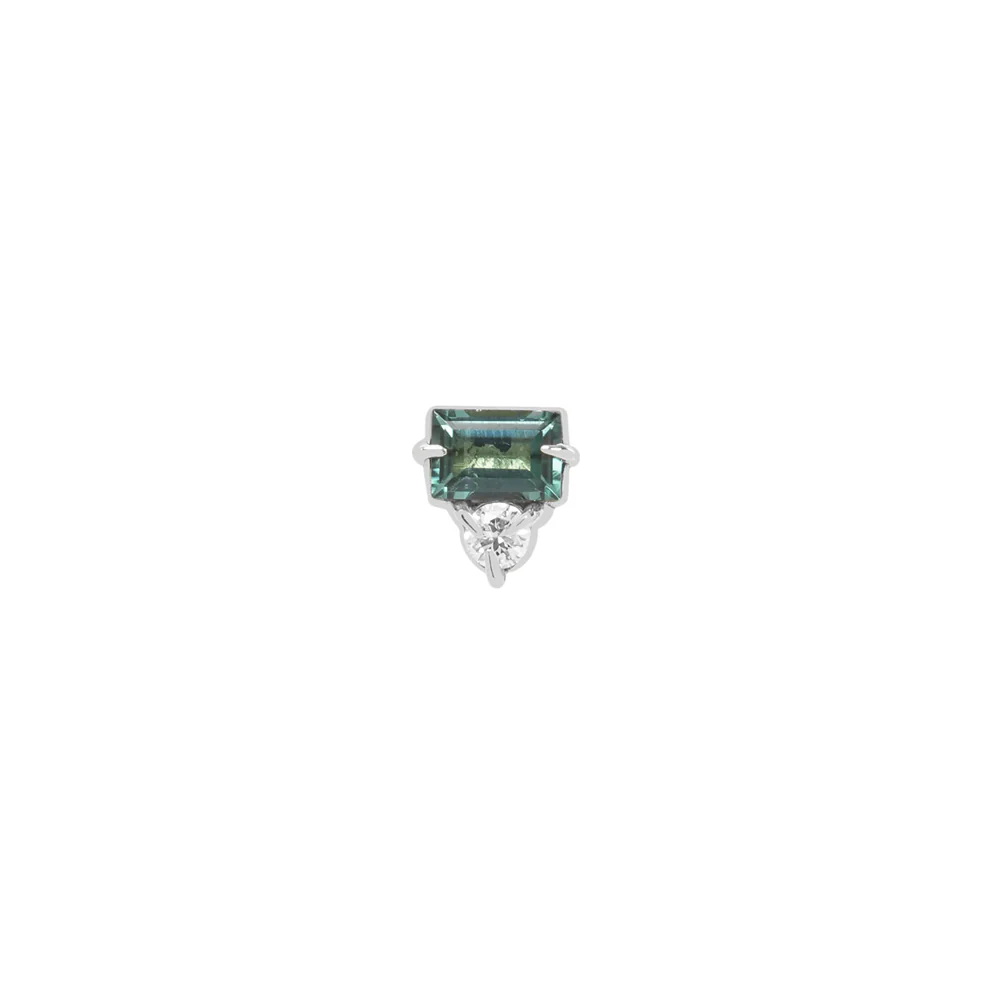 threadless: "Tender" End in Gold with Genuine Gemstone - Image 11