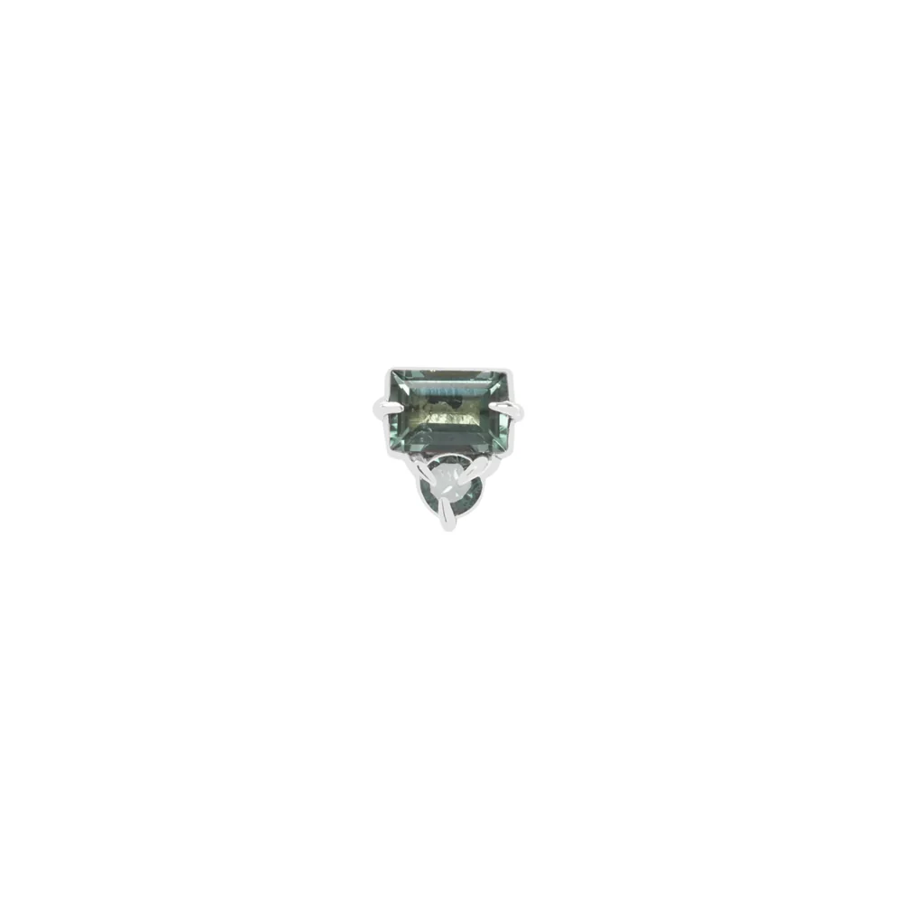 threadless: "Tender" End in Gold with Genuine Gemstone - Image 6