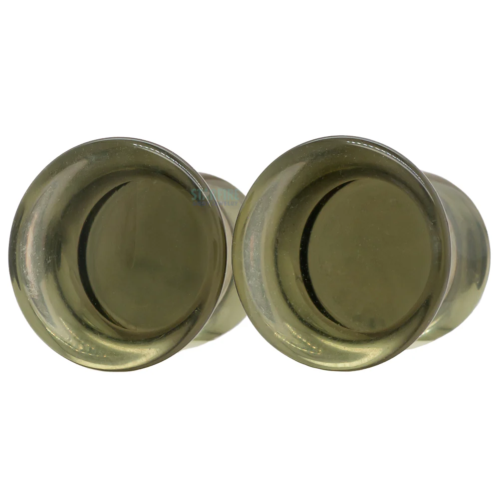 Mayan Style Stone Plugs - Grey Quartz - Image 2