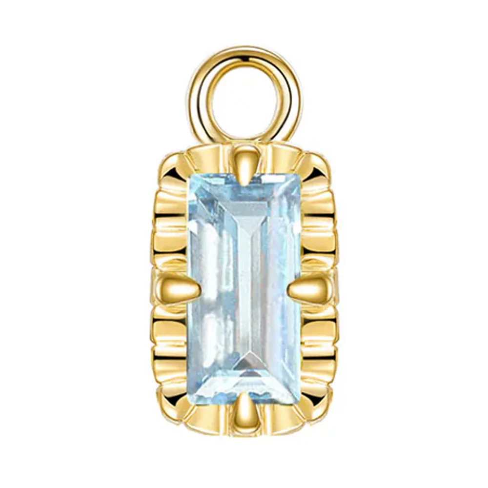 "Becca" Charm in Gold with Genuine Gemstones - Image 2