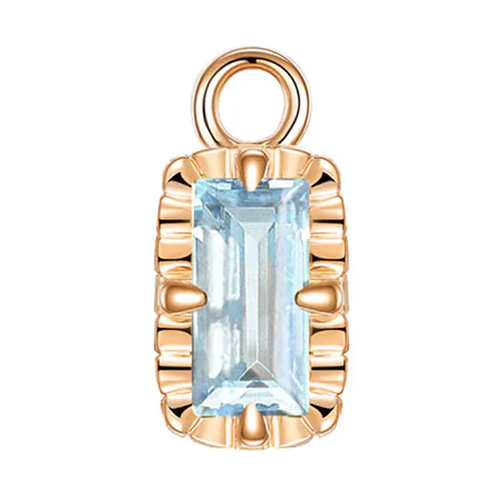 "Becca" Charm in Gold with Genuine Gemstones - Image 4