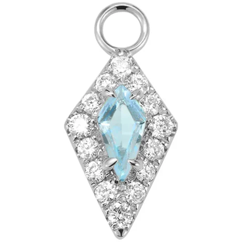 "Bianca" Charm in Gold with Genuine Gemstones - Image 10