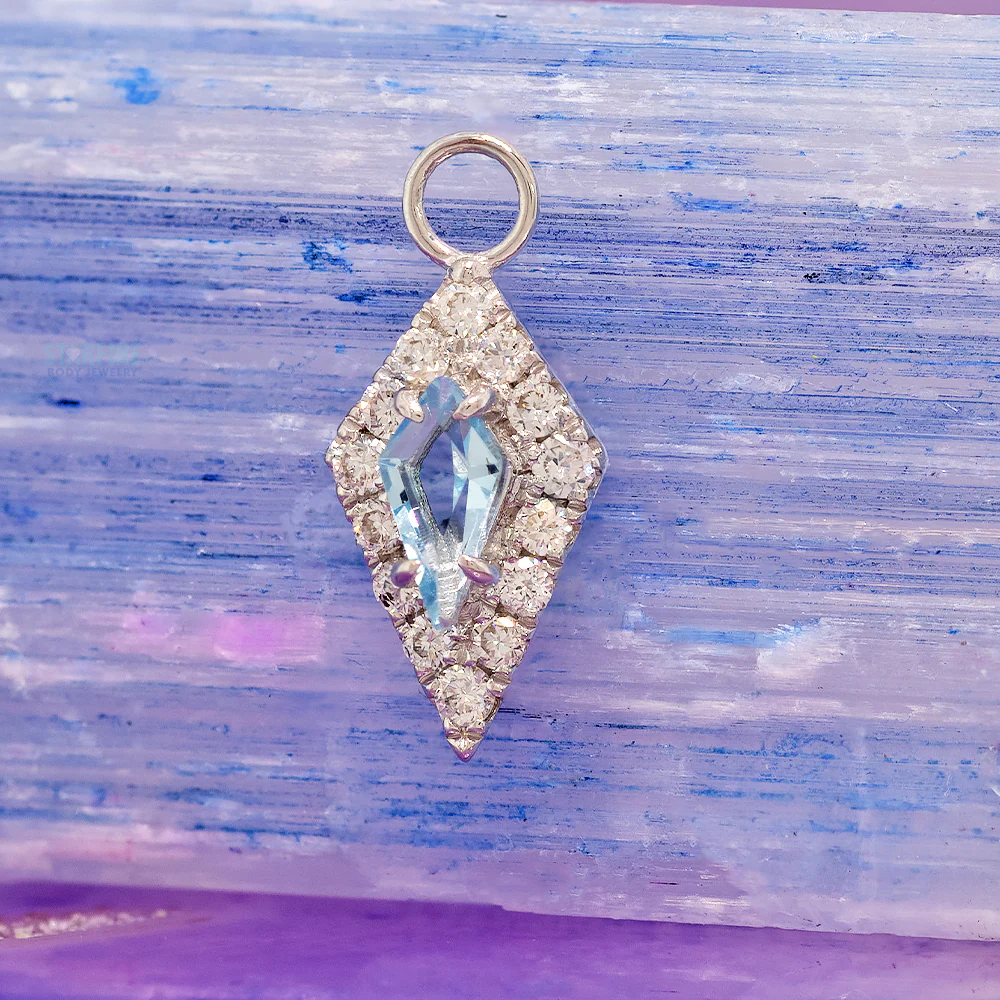 "Bianca" Charm in Gold with Genuine Gemstones - Image 2