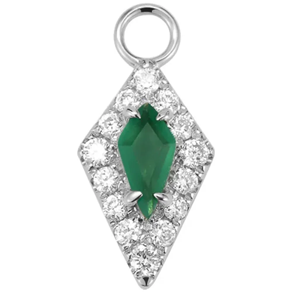 "Bianca" Charm in Gold with Genuine Gemstones - Image 4