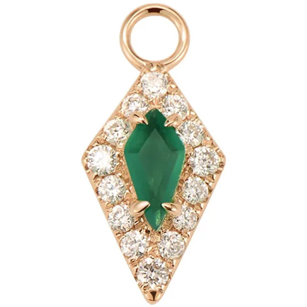 "Bianca" Charm in Gold with Genuine Gemstones - Image 5