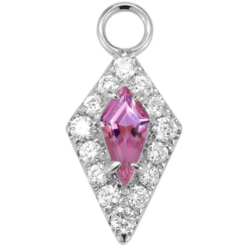 "Bianca" Charm in Gold with Genuine Gemstones - Image 7