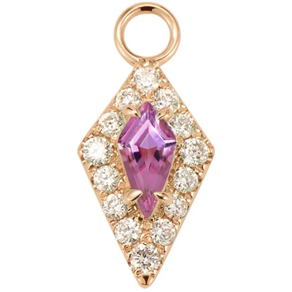 "Bianca" Charm in Gold with Genuine Gemstones - Image 8