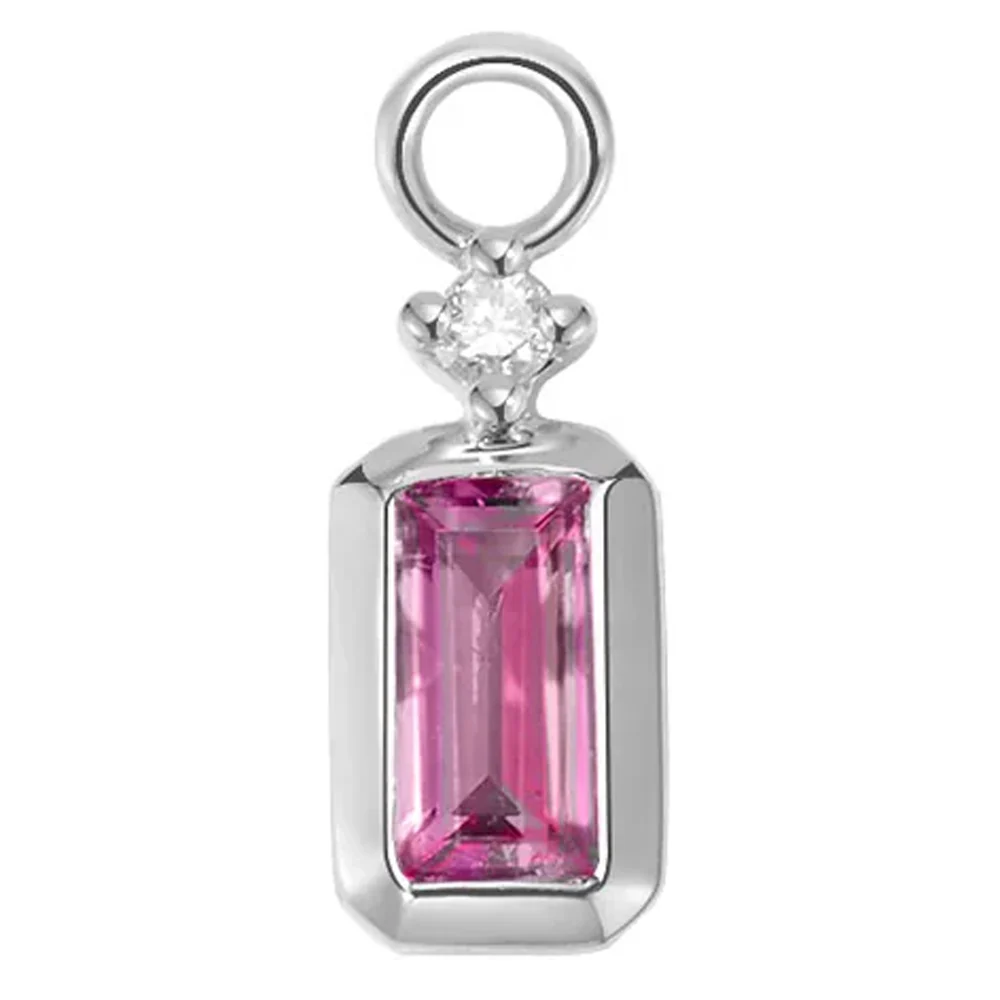 "Chloe" Charm in Gold with Colored Genuine Gemstones - Image 12