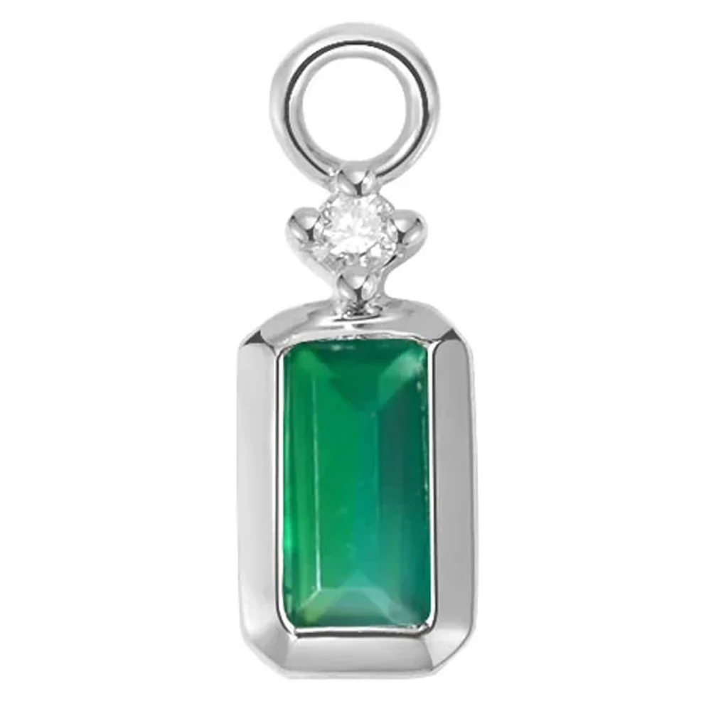 "Chloe" Charm in Gold with Colored Genuine Gemstones - Image 6