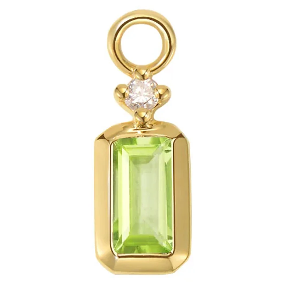 "Chloe" Charm in Gold with Colored Genuine Gemstones - Image 8