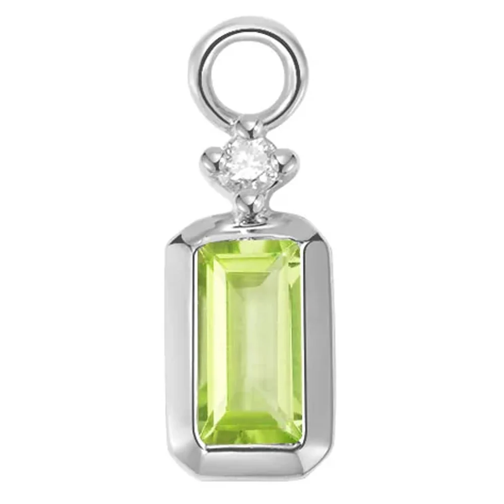 "Chloe" Charm in Gold with Colored Genuine Gemstones - Image 9