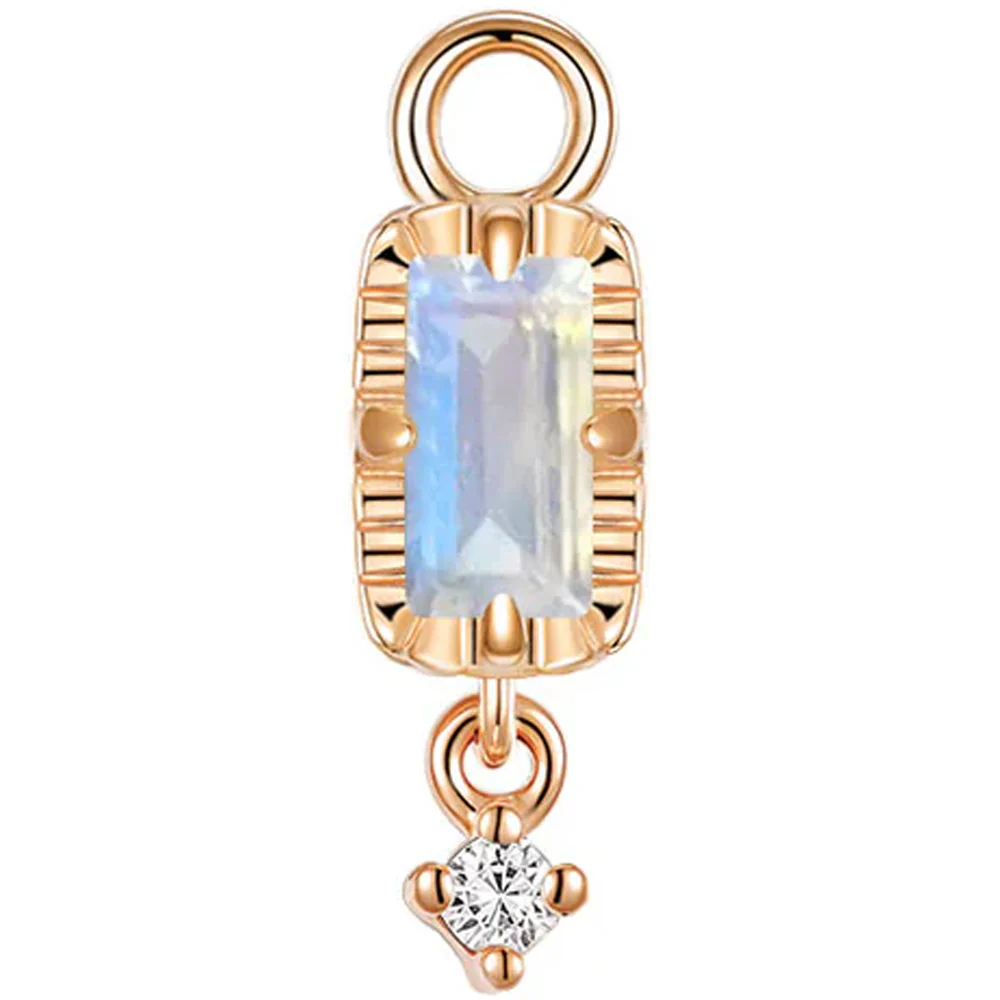 "Jessie" Charm in Gold with Genuine Gemstones - Image 4