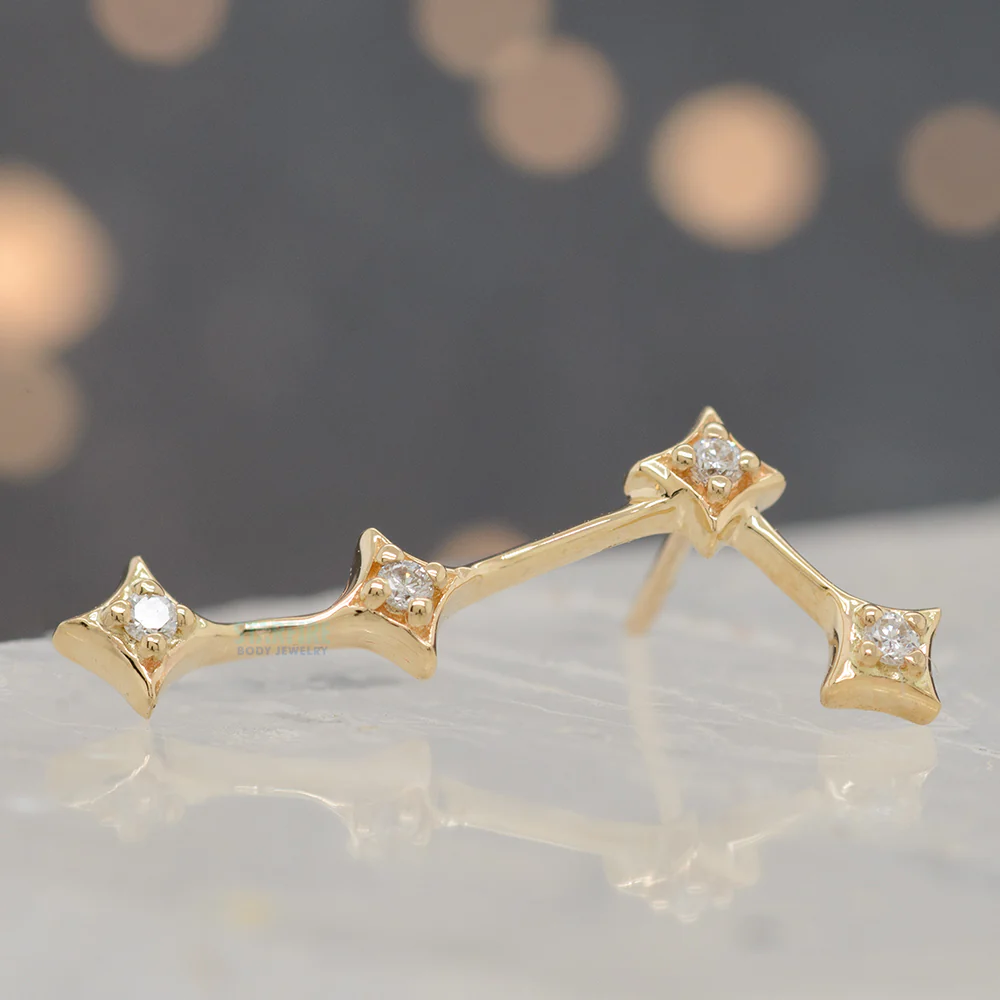 threadless: "Astera 4 x Zara" End in Gold with Diamonds - Image 2