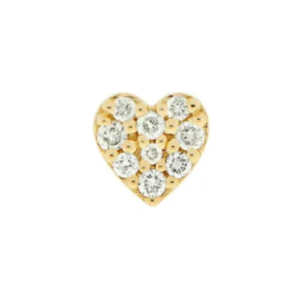threadless: "Audrey" End in Gold with Diamonds - Image 8