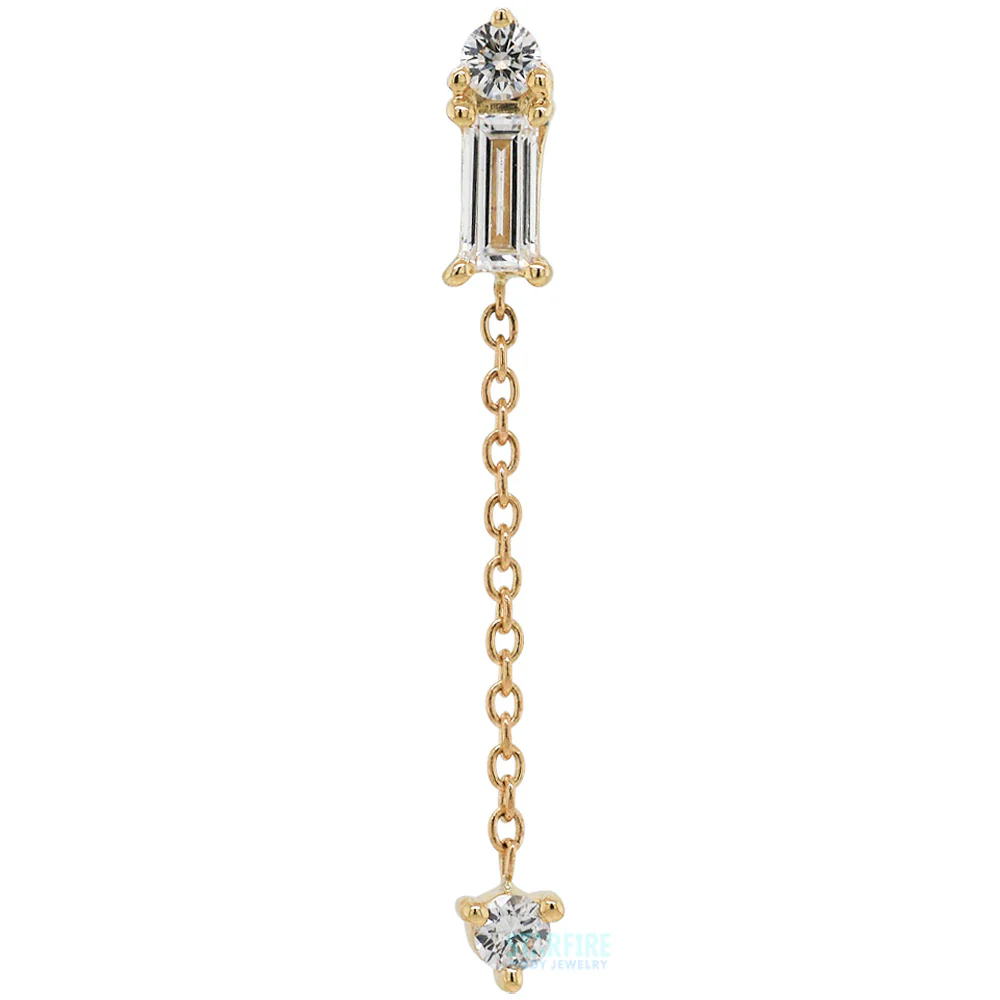 threadless: "The Icon" End in Gold with Diamonds - Image 3