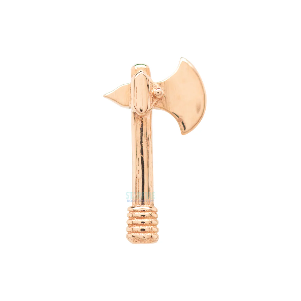 Axe Threaded End in Gold - Image 4