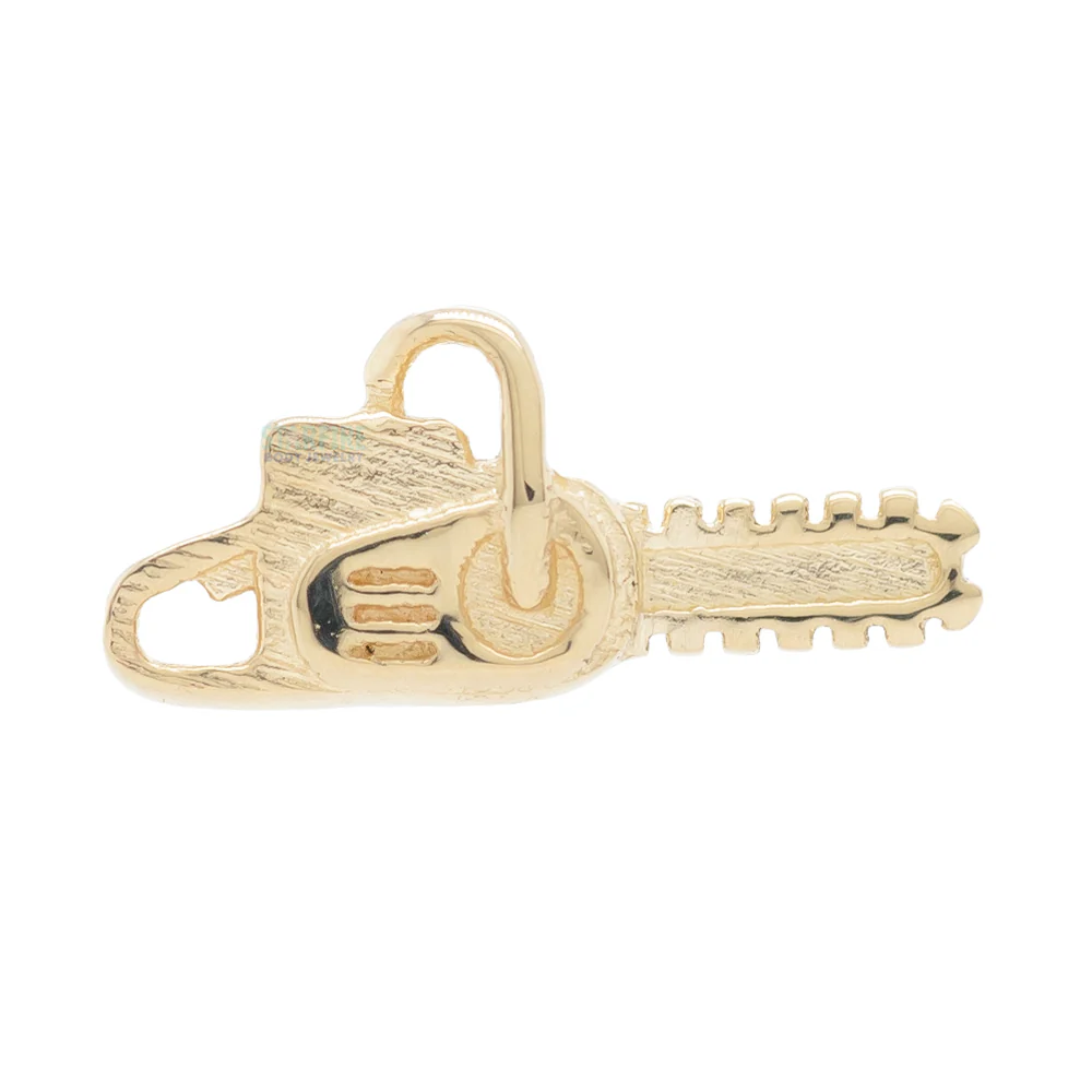 Chainsaw Threaded End in Gold - Image 2