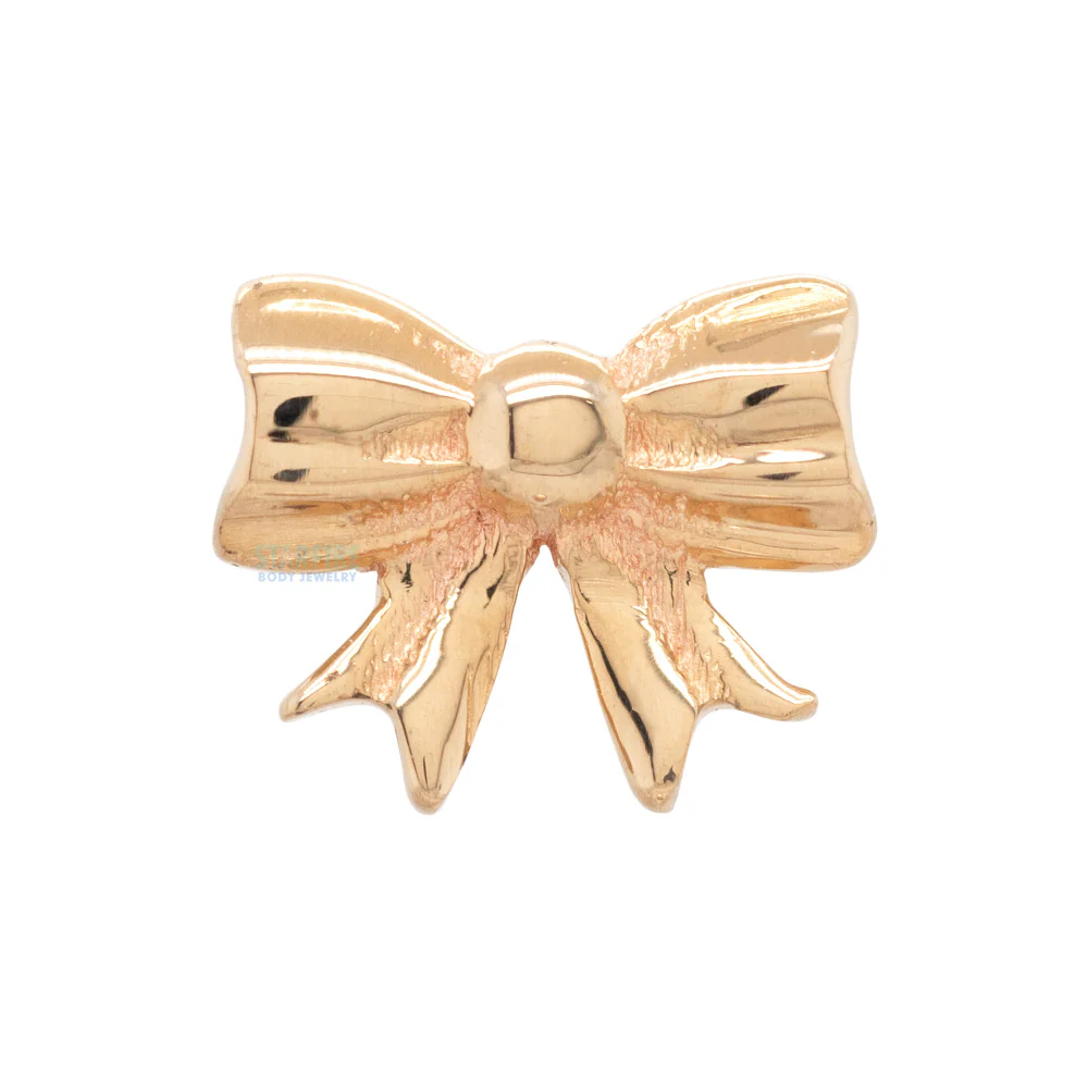 Gift Bow Threaded End in Gold - Image 2