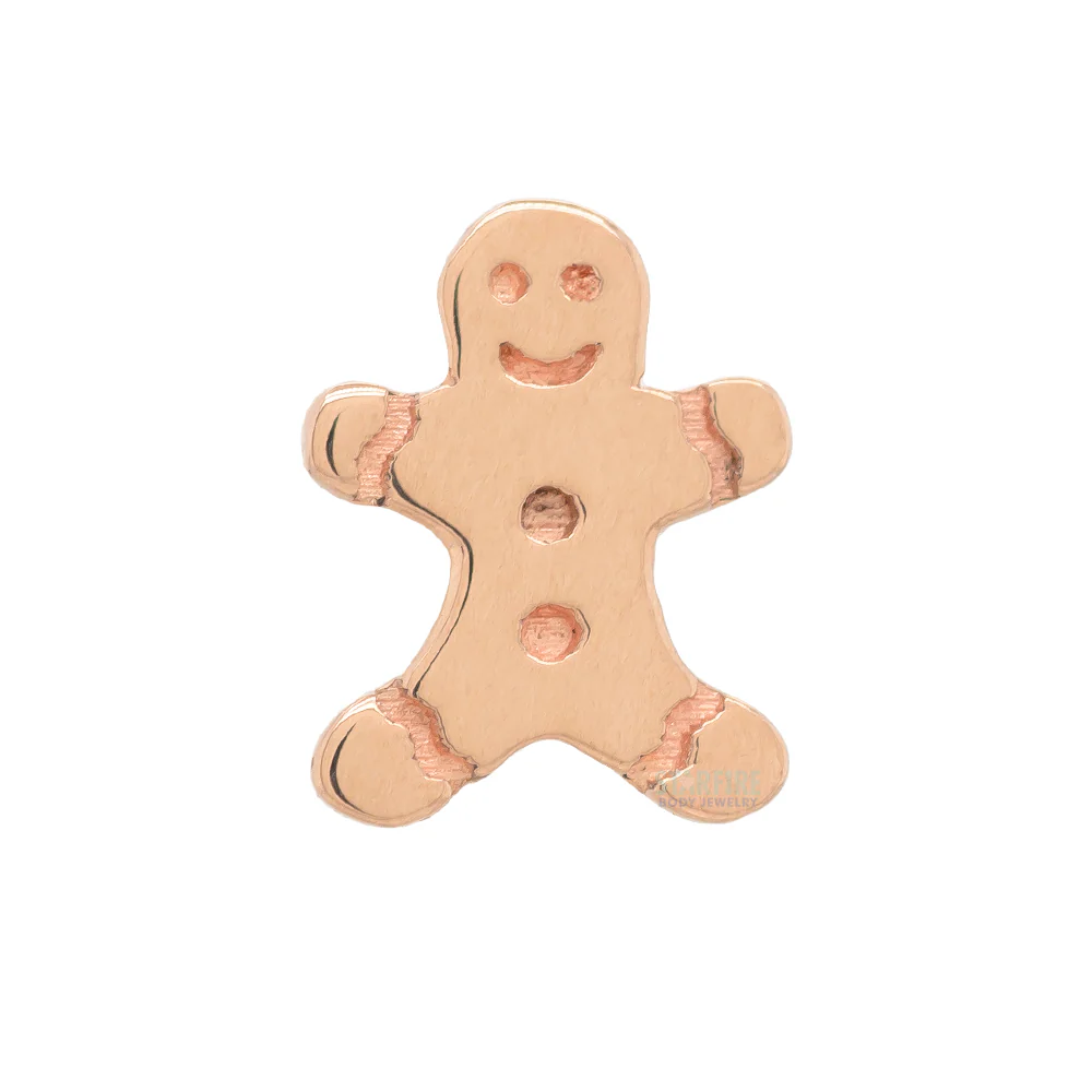Gingerbread Threaded End in Gold - Image 2