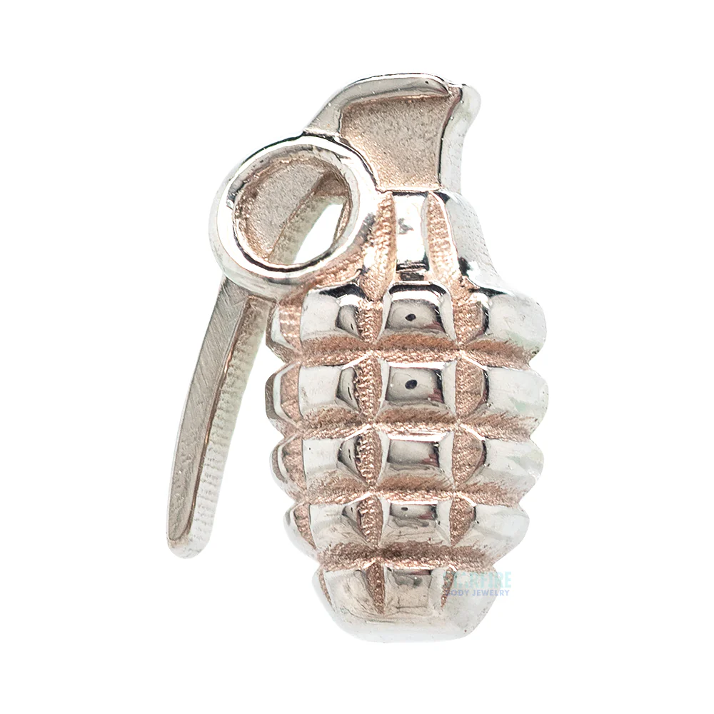 Grenade Threaded End in Gold - Image 2