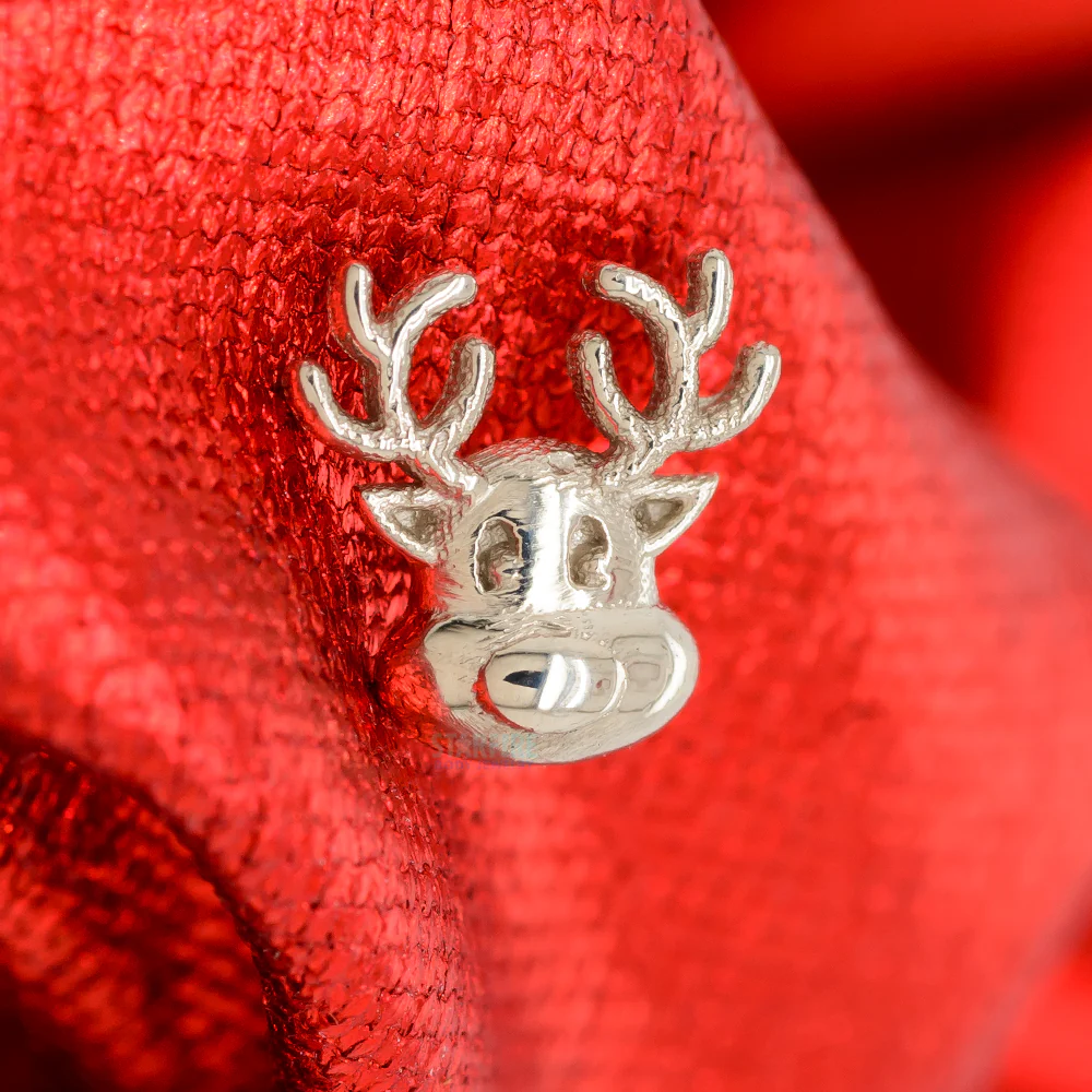 Reindeer Threaded End in Gold - Image 2