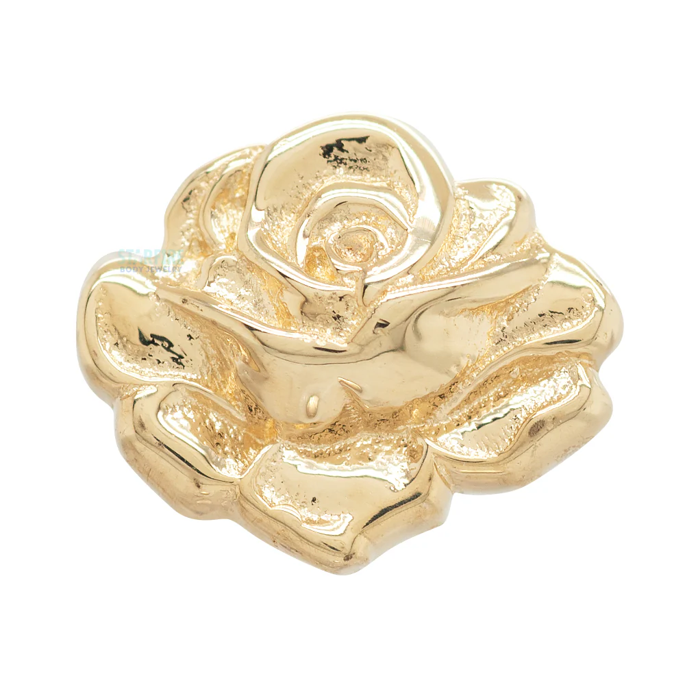 Rose Threaded End in Gold - Image 2