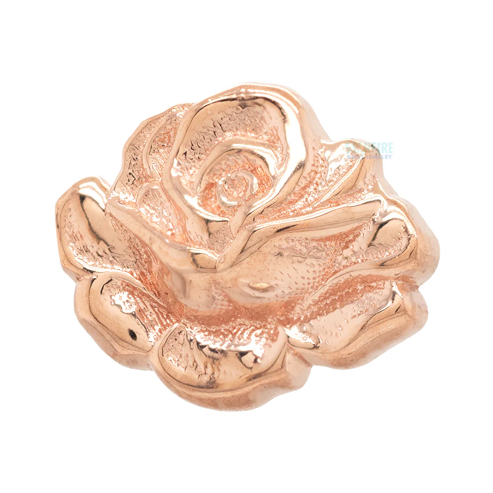 Rose Threaded End in Gold - Image 4