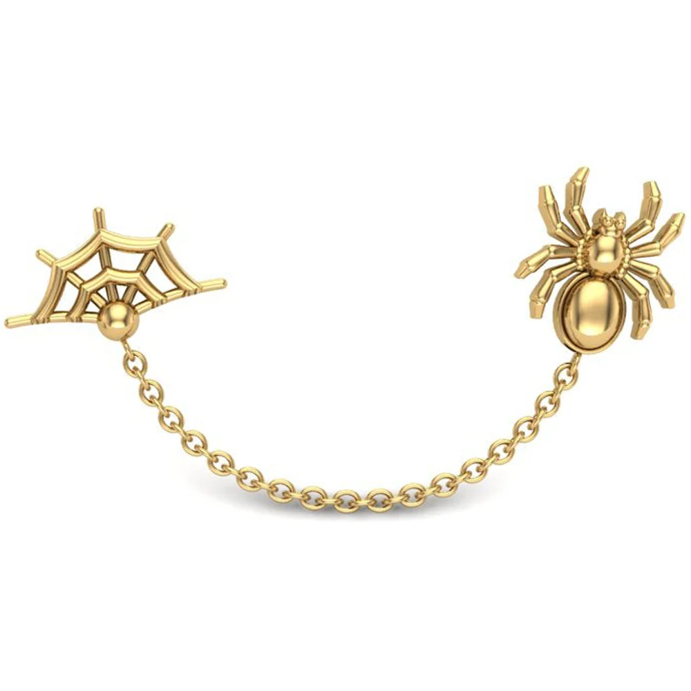 Spider Web Dual Threaded End in Gold - Image 3
