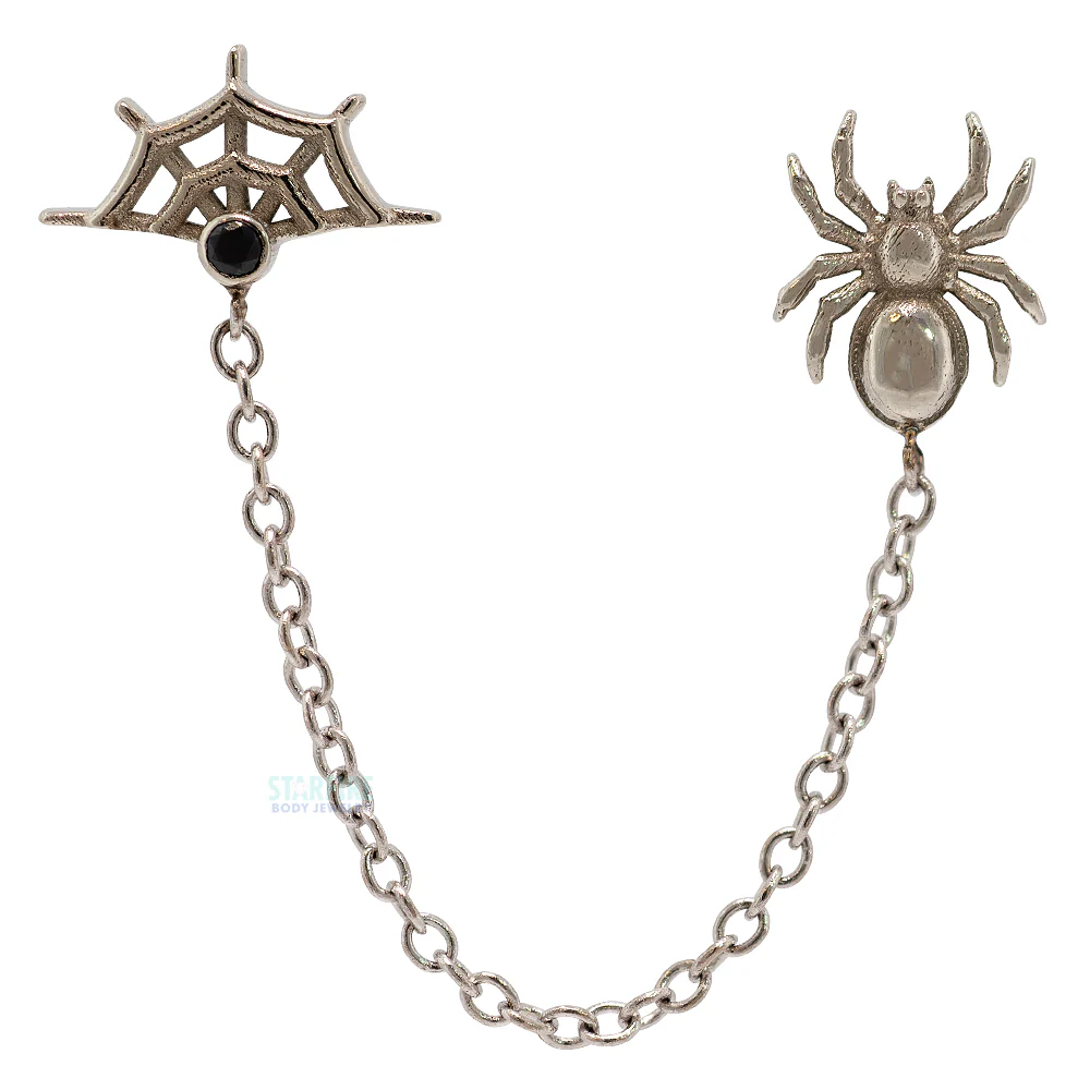 Spider Web Dual Threaded End in Gold - Image 6