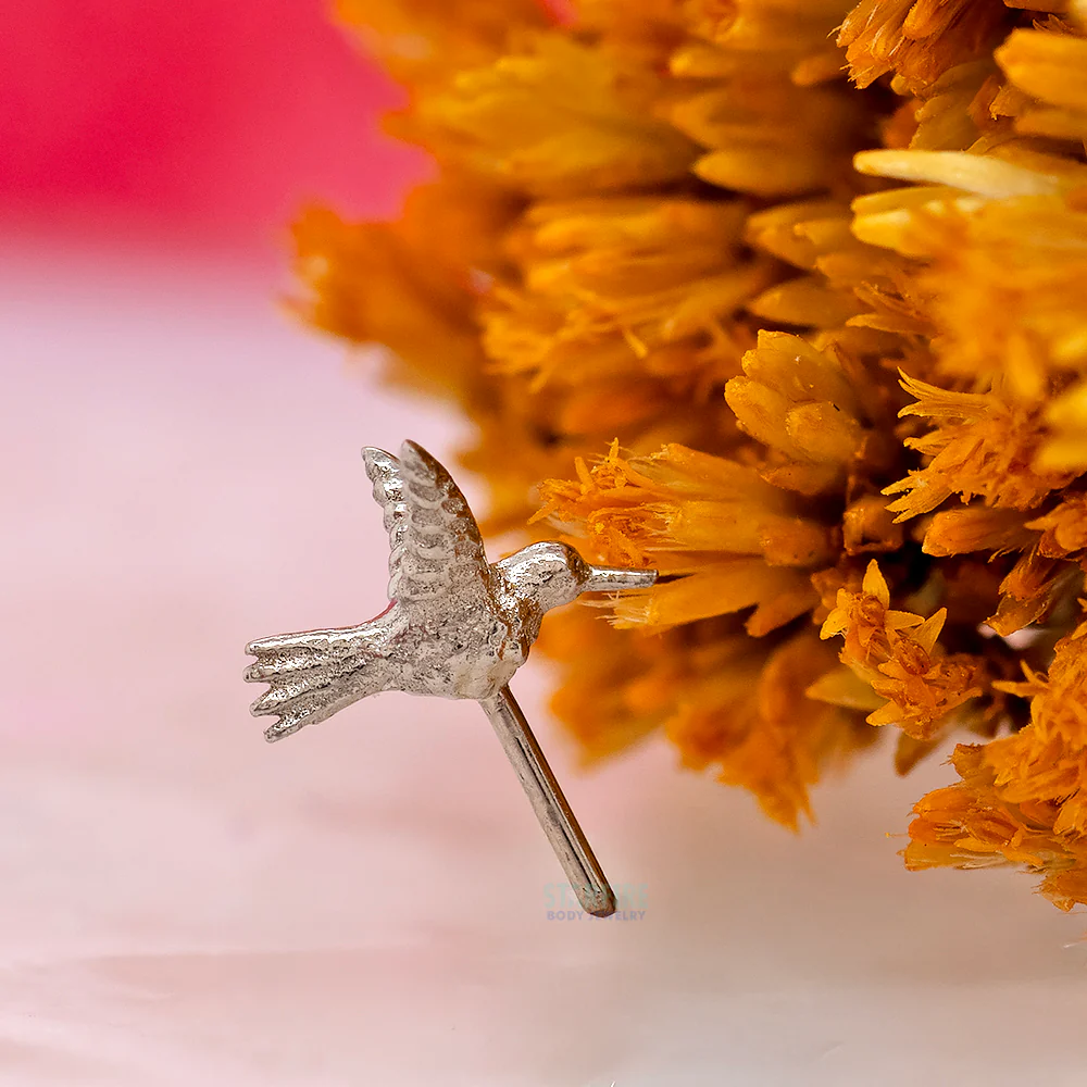 threadless: 3D Hummingbird End in Gold