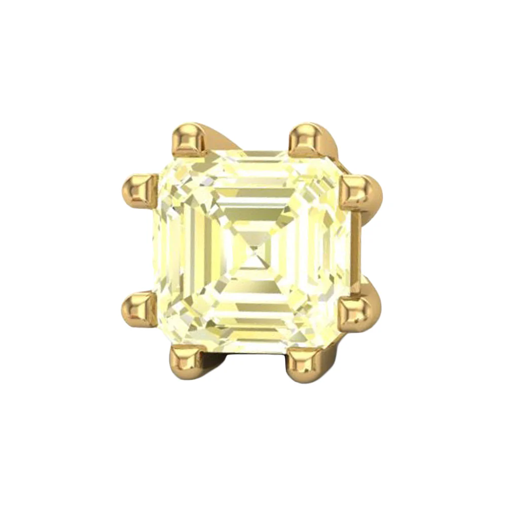 threadless: Asscher End in Gold - Image 11