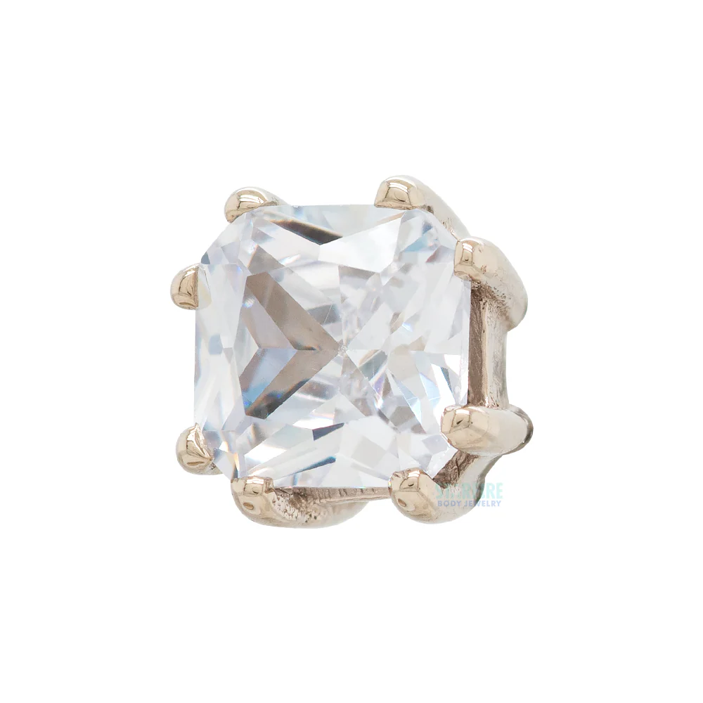 threadless: Asscher End in Gold - Image 2