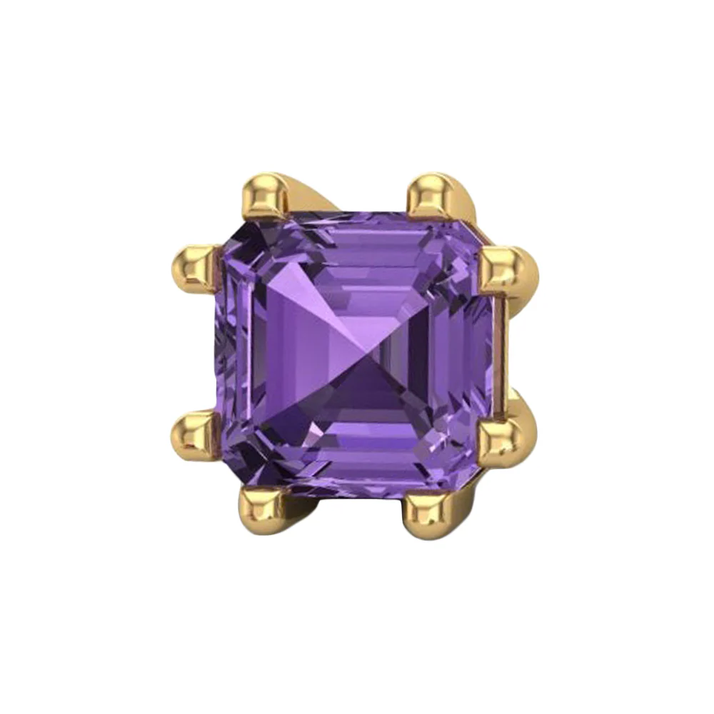 threadless: Asscher End in Gold - Image 8