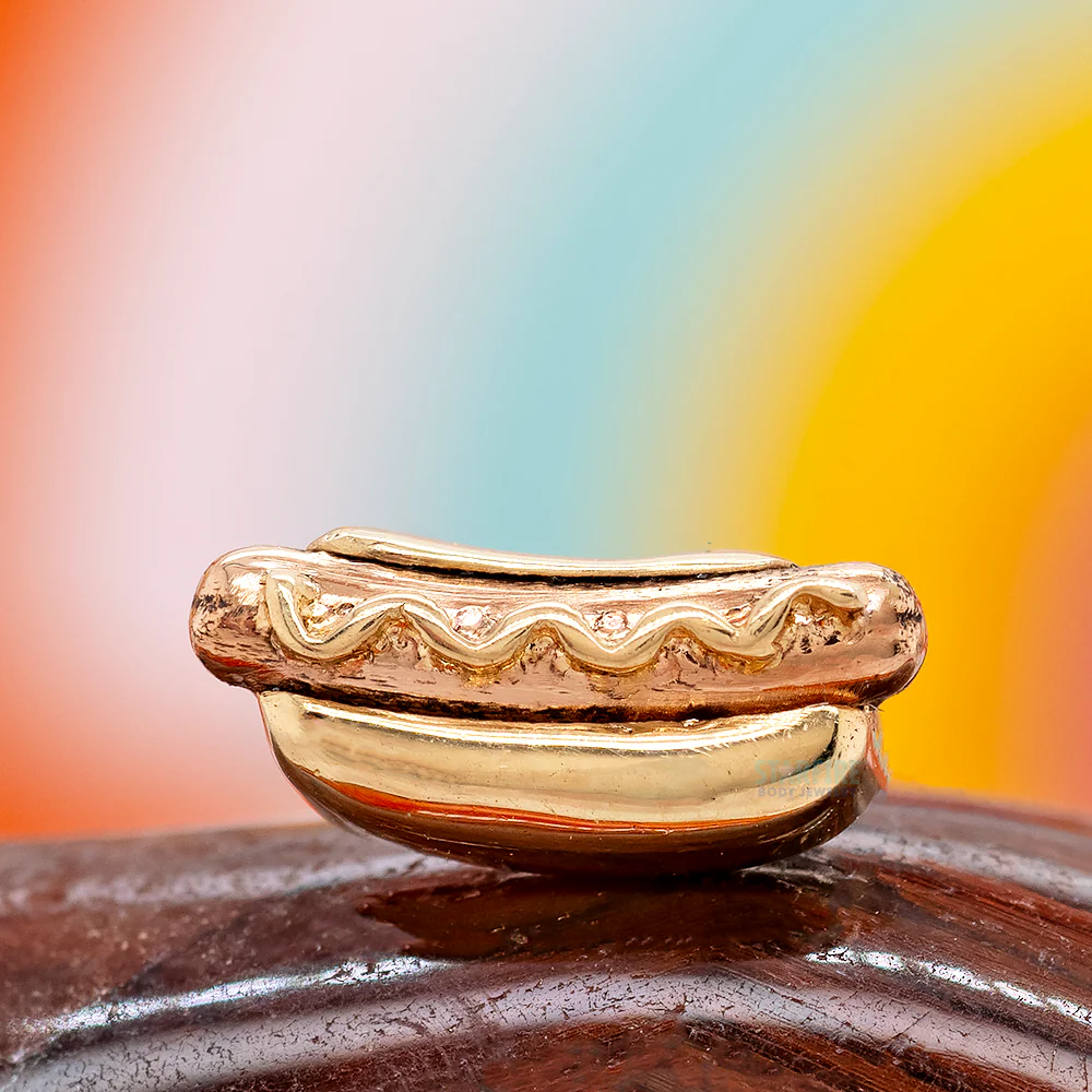threadless: Hot Dog End in Gold - Image 2