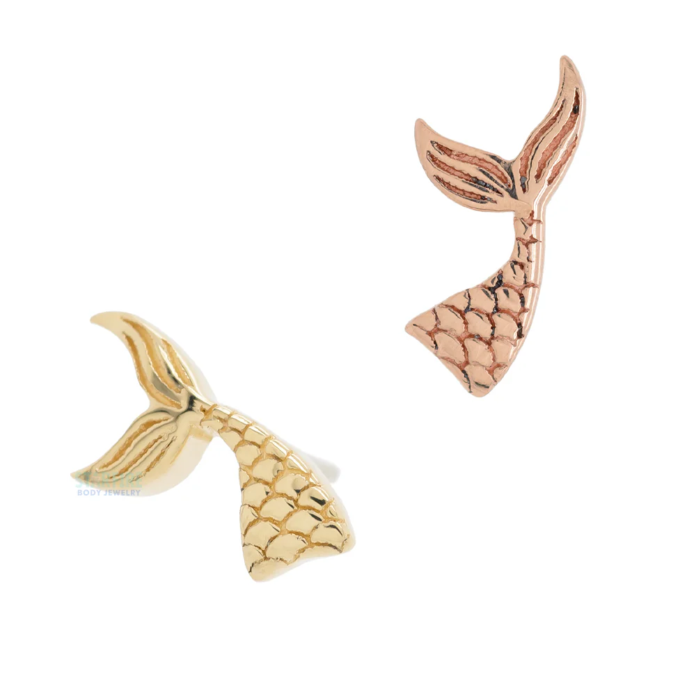 threadless: Mermaid Tail End in Gold