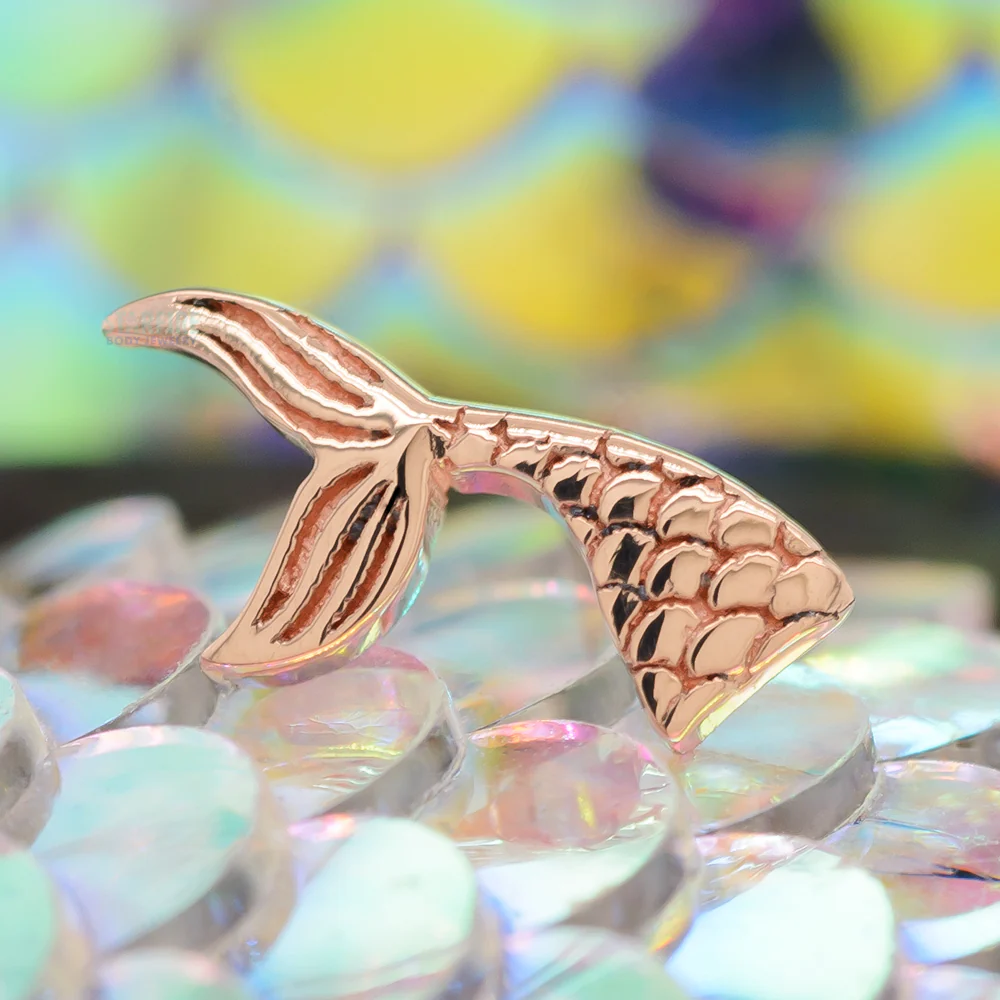 threadless: Mermaid Tail End in Gold - Image 2