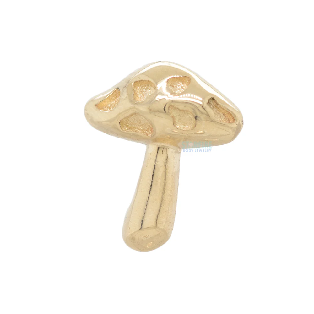 threadless: Mushroom Amanita End in Gold - Image 2